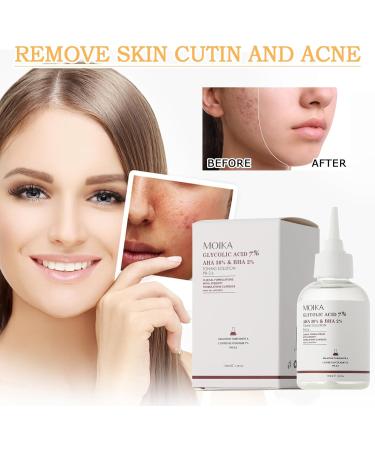 Glycolic Acid 7% Toning Solution Face Toner Face Serum for Women-Hyaluronic Acid Serum for face Moisturize & Strengthen-Dark Spot Corrector for Face Brightening Lifting Repair Acne - Buy Online on GoSupps.com