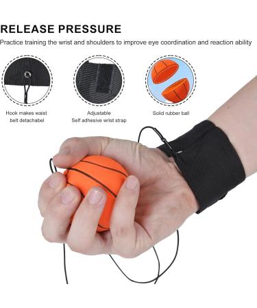 Vueinrg 4-Pack Spring Ball with Cord | Elastic Rope Bounce Balls for Kids Football Basketball Baseball - Buy Online on GoSupps.com