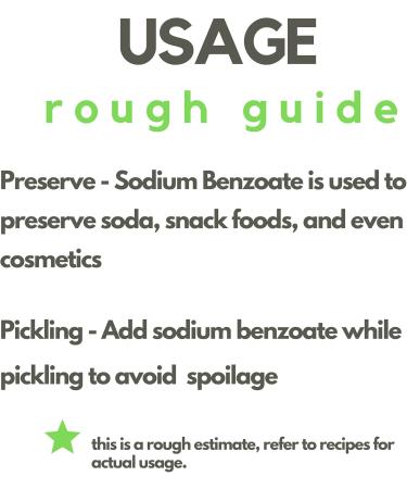 Sodium Benzoate (1lb) by Elo s Premium |100% All-Natural Food Grade Preservative and Flavor Additive| Packaged In Canada| Used As Flavor Additive and Preservative| Non-GMO Kosher and Halal Friendly Gluten Free| Preserve food and add flavor to acidic food - Buy Online on GoSupps.com