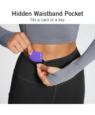 Baleaf Women's Fleece Lined Leggings - Ultra Soft Thermal Yoga Pants with Pockets - Large Black - Buy Online on GoSupps.com