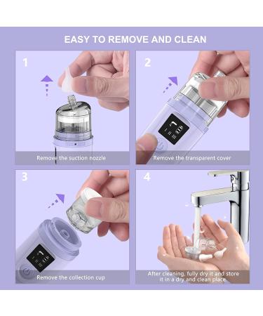 Joyhicare Baby Nasal Aspirator - Electric Nose Sucker with 3 Suction Levels | USB Rechargeable Baby Nasal Aspirator for Newborns & Toddlers - Purple - Buy Online on GoSupps.com