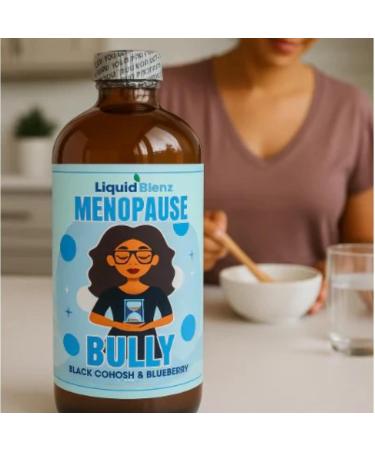 Menopause Bully | Herbal Supplement for Natural Support | Helps Ease Menopause Symptoms & Promote Balance | 32 Oz Menopause Bully 32 Fl Oz (Pack of 1) - Buy Online on GoSupps.com