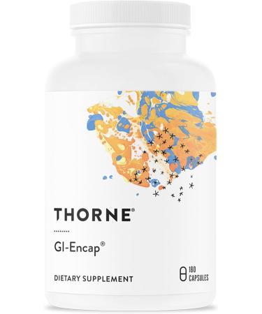 THORNE GI Relief - Digestion Supplement Supports Gut Health & Bloating Relief - Made with Marshmallow Root Extract & Digestive Enzymes - 180 Capsules - 90 Servings