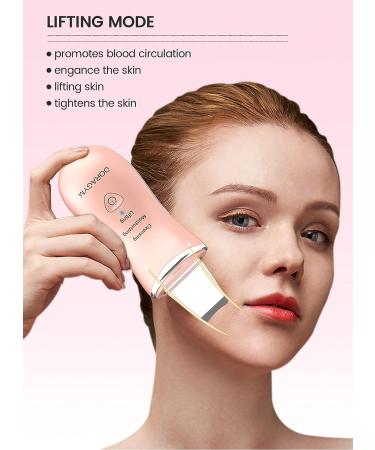 Skin Scrubber Blackhead Remover & Pore Cleaner | 3 Modes | USB Rechargeable - Pink - Buy Online on GoSupps.com