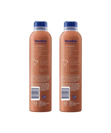 Vaseline Intensive Care Cocoa Radiant Spray Moisturizer - 6.5 oz (Pack of 2) | 24-Hour Hydration | Easy Application - Buy Online on GoSupps.com