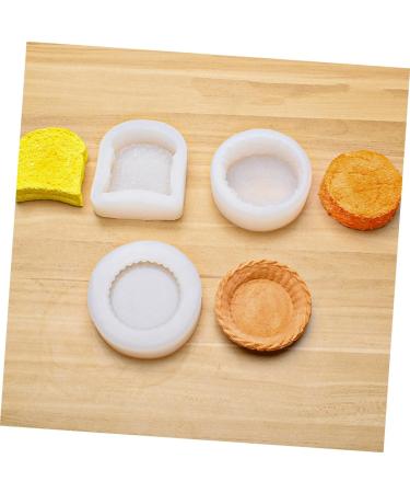 Milisten 4 Pcs Cake Mold Ice Cream Biscuit Silicone Soap Making Molds Molde De para Resina Chocolate Molds Cookie Cake Creative Baking Molds Aroma Silica Gel Cake Pie Muffin White Whitex2pcs 9X8X2.6CMx2pcs - Buy Online on GoSupps.com