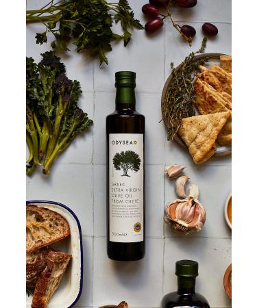 Odysea PGI Extra Virgin Olive Oil 750ml Glass Bottle - Premium Quality EVOO - Buy Online on GoSupps.com