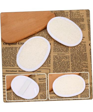Buy Hemoton 2pcs Natural Bath Towels & Exfoliating Loofah Pads - Premium Body Scrubber for Spa-like Experience - Buy Online on GoSupps.com