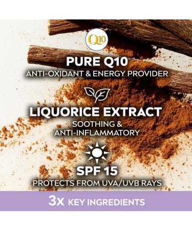 NIVEA Q10 Anti-Wrinkle Sensitive Firming Day Cream SPF 15 (50ml) Anti-Wrinkle Face Cream with Skin Identical Pure Q10 and Liquorice Extract Sensitive Skin Face Cream - Buy Online on GoSupps.com