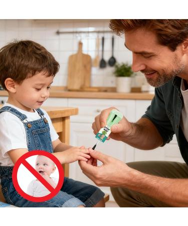  Generisch No Bite Nail Polish 5ml Anti-nail-chewing solution for toddlers children teenagers and adults nail repair plant extracts habit correction use - Buy Online on GoSupps.com