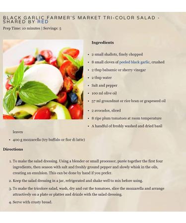 Organic American Black Garlic - Large 3/4 Pound Bag | Aged 120 Days - Buy Online on GoSupps.com