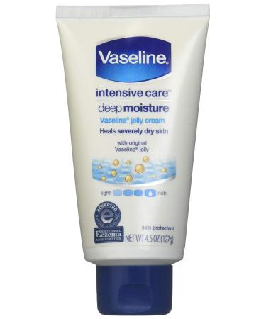 Vaseline Intensive Care Petroleum Jelly Deep Moisture 4.5 oz (Pack of 6)