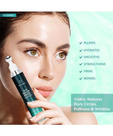 Caffeine Eye Cream for Dark Circles & Puffiness - Anti-Aging Treatment for Bags Under Eyes | Unisex Solution - Buy Online on GoSupps.com