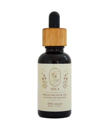 Oila-Premium USMA oil (Farberwaid natural oil) 100% pure natural & cold-pressed-strong and fast hair growth.Eyelash & eyebrows - maintains sustainable and vegan