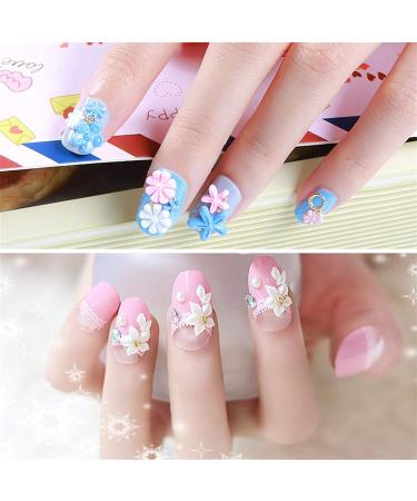 Saviland 3D Sculpture Gel Nail Art Kit - 12pcs Carving Gels for Decoration Patterns in White Pink Red Blue Black - 0.28oz - Buy Online on GoSupps.com