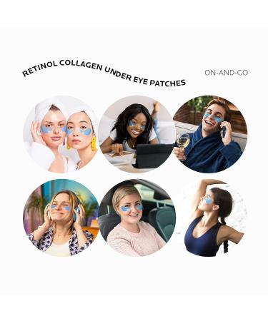 Dr. Pure Under Eye Patches - Retinol & Hyaluronic Acid Eye Mask for Puffiness Dark Circles & Wrinkles | 30 Pairs - Buy Online on GoSupps.com