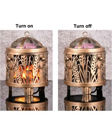 Astin of London 4-in-1 Wax Warmer - Electrical Fragrance Wax Melter Scented Candles & Oil Burner (Fireplace Brown) - International Shipping Available - Buy Online on GoSupps.com