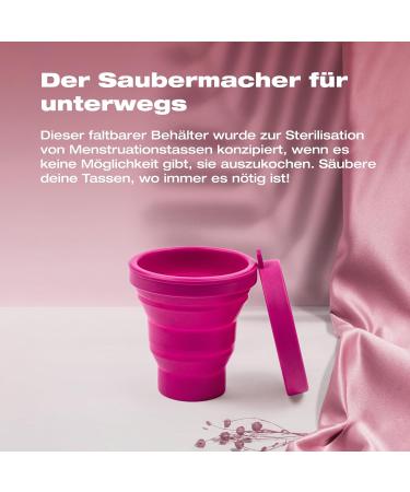 Intimina Sterilizer for Menstrual Cup | Portable & Folding Container for On-the-Go Hygiene - Buy Online on GoSupps.com