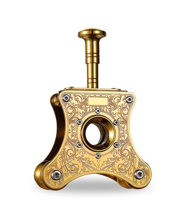 PENNY73 Desktop Bronze Carving Cigar Cutter Stainless Steel Cutting Smoking Metal Large Cigar Accessories Tobacco Scissor Guillotine