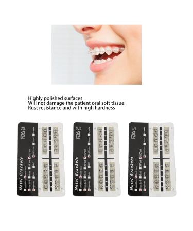 Orthodontic Braces - 200 Pack High Polished Metal Braces in Black & White | International Shipping Available - Buy Online on GoSupps.com