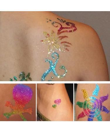 Fyearfly Glitter Face Body Gel Glitter Glue for Makeup Glitter Eyeshadow Long Lasting Glitter Gel for Halloween Costume - Buy Online on GoSupps.com