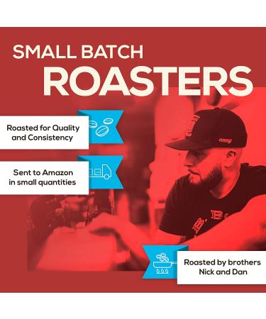 Coffee Bros. Light Roast Whole Bean 100% Arabica Blend - Ethiopia & Colombia - 12oz Bag - Gourmet Specialty Coffee - Buy Online on GoSupps.com