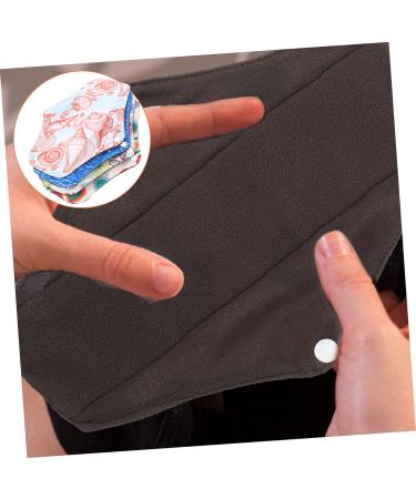 8 Pack Washable Menstrual Pads - Reusable Cloth Period Pads for Women - Portable Feminine Supplies - Buy Online on GoSupps.com