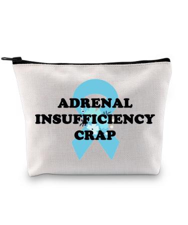 XYANFA Adrenal Insufficiency Medication Storage Bag Addison's Disease Gift Medicine Bag Diabetes Supply Bag Diabetic Supply Bag (ADRENAL INSUFFICIENCY CRAP)