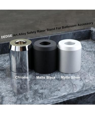 DEDGE Safety Razor Alloy Holder - Matte Silver Bathroom Accessory | Premium Shaving Solutions | International Shipping Available - Buy Online on GoSupps.com