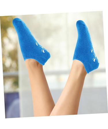 POPETPOP 2 Pairs Gel Socks Foot Softening Silicone Socks Foot Spa Sock Spa Socks Feet Care Moisturizing Sock Heel Softening Socks Heel Repair Sock Household Miss Cotton Yarn Foot Mask - Buy Online on GoSupps.com