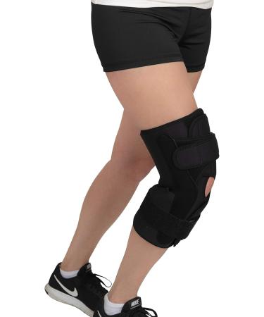 Bariatric Open Patella Plus Size Hinged Knee Brace - Support for Meniscus Tears Arthritis & Ligament Injuries - XL for Men & Women - Buy Online on GoSupps.com