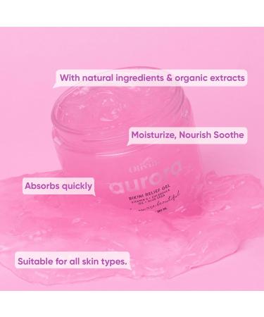 OLIVIA Aurora Intimate Bikini Relief Gel - Vegan & Organic Hypoallergenic PH Balanced for Ingrown Hairs Razor Bumps & Itch Relief - Buy Online on GoSupps.com