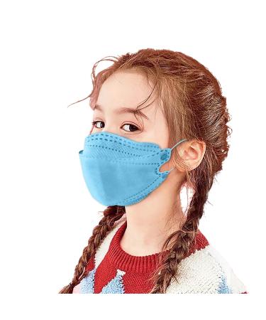 Multicolor Fish Type Disposable_Face_Coverings 4-Ply Comfortable For Kids Outdoor Daily Use