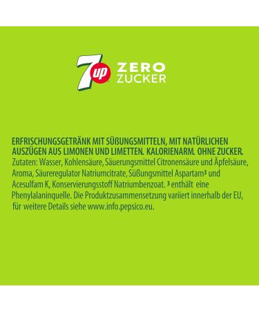 7UP Zero Sugar-Free Lemonade - Refreshing Lemon & Lime Flavor Eco-Friendly 100% Recycled Bottles (6 x 1.25L) - Buy Internationally - Buy Online on GoSupps.com