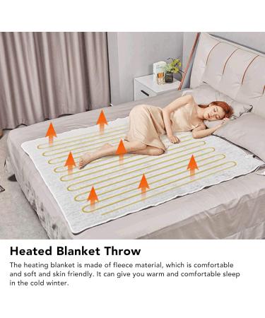 HEEPDD Heating Blanket - Skin Washable Soft Flannel Automatic Shutoff Constant Temperature - Perfect Gift (EU Plug 230V) - Buy Online on GoSupps.com