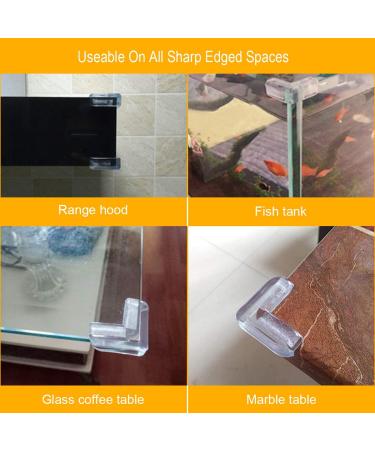 Clear Corner Guards (12 Pack) | Table Corner Protectors for Baby & Kids Furniture | High Resistant Adhesive Gel | Cabinet, Glass Coffee Table | Safety Bumpers - Buy Online on GoSupps.com