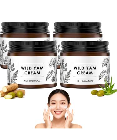 Raevior Wild Yam Cream Moisturizing body cream with vitamin E and aloe vera plantbased facial and body care for dry skin Wild Yam root extract balm with olive oil and avocado gentle 4