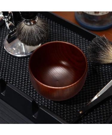 Healifty Shaving Soap Bowl Wood Thicken Shave Soap Cup Unbreakable Shaving Mug Shaving Soap Container Lathering Bowl for Wet Shave - Buy Online on GoSupps.com