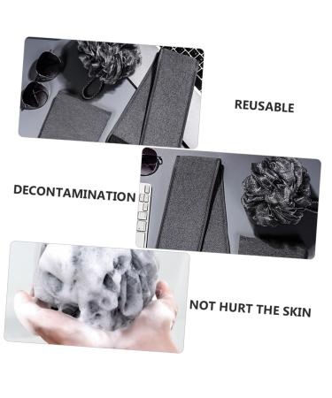 FOMIYES Men's Bath Set - Exfoliating Shower Gloves Back Scrubber Towel & Wash Scrubber for Healthy Bathing - Buy Online on GoSupps.com