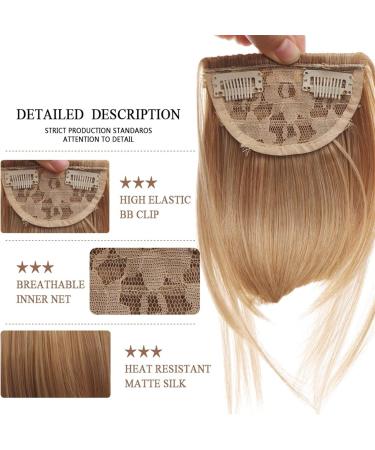 Bangs Hair Clip Synthetic Bangs Hair Clip in Extensions French Natural Fringe Bangs Clip in Thick Front Neat Flat Bang Short Straight Hair piece Bangs with Temples Bangs Clip in Hair (Color : SW65-18 SW65-18H613 - Buy Online on GoSupps.com