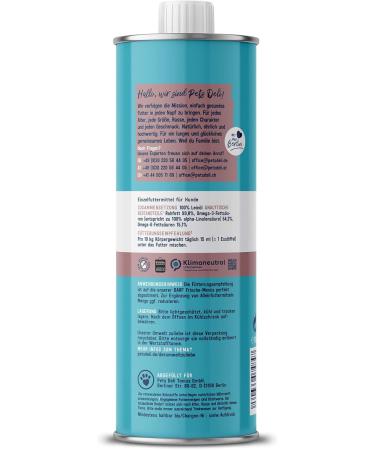 Buy Pets Deli Pure Linseed Oil for Dogs - Premium Omega-3 Food Additive 750ml | International Shipping - Buy Online on GoSupps.com