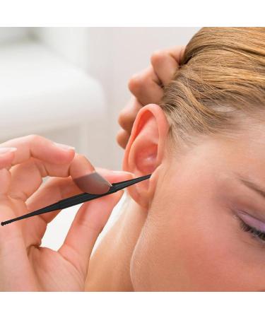 Ear Cleaner Tool Double-Heads Ear Wax Picker Removal Set - Portable Ear Wax Discharging Supplies for Kids Adults 360 Degrees Thorough Ear Cleaning Sritob Black - Buy Online on GoSupps.com