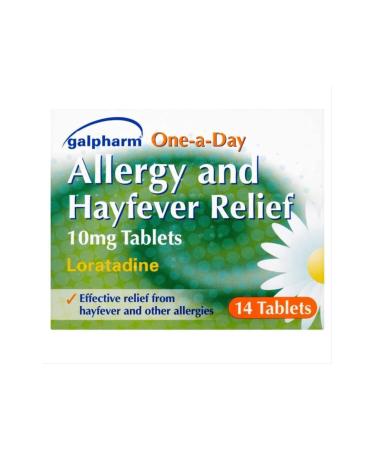 GALPHARM Loratadine 10mg Hayfever and Allergy Relief One-a-Day Tablets 14's