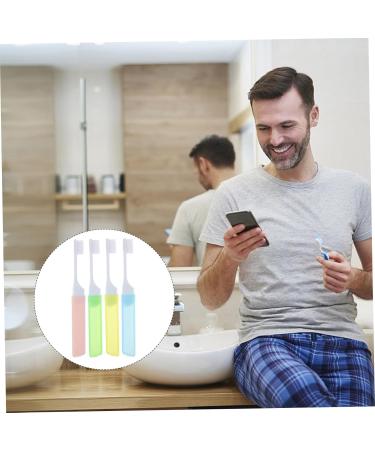 Clispeed 12 Tooth Travel Toothbrush for Kids | Portable Foldable Dental Hygiene Tools | Auspin Pocket Brush - Buy Online on GoSupps.com