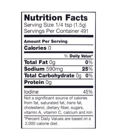 Morton Iodized Salt 26oz (Pack of 24) - Essential Iodized 26oz Pack - Buy in Bulk for Savings - Buy Online on GoSupps.com