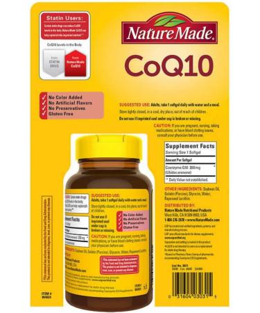 Buy Nature Made CoQ10 200 mg - 140 Softgels & Khaki Travel Pill Organizer | Portable Vitamin Case - International Shipping Available - Buy Online on GoSupps.com
