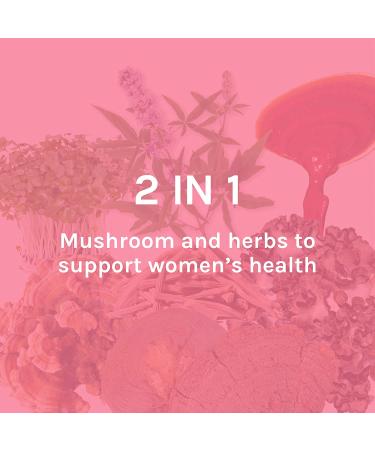 Fungi Perfecti Myco Botanicals for Women's Hormonal Balance - 60 Veg Capsules - Buy Online on GoSupps.com