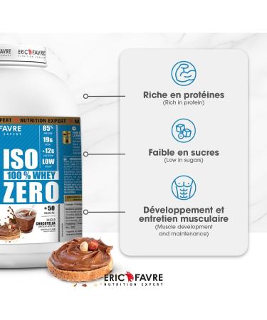 ISO Whey Zero 100% Pure Whey Protein Isolate Tasty Muscle Gain Quickly Assimilable Eric Favre Laboratory 2 kg Milk Chocolate - Buy Online on GoSupps.com