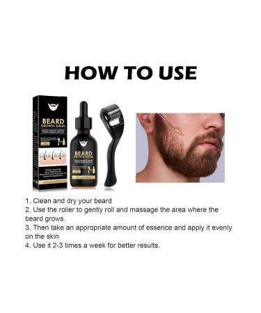 East Moon Beard Shaping Pen 2PC Set | Beard Growth Serum Oil & Roller | Best Gift for Men - Buy Online on GoSupps.com