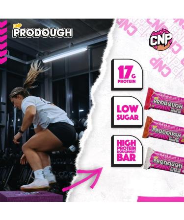 CNP Professional Prodough Milk Protein Bars - 17g Protein Soft Centre Filled Bars (The Glazed One) - Buy Online on GoSupps.com